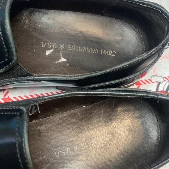 JOHN VARVATOS  DRESS BLACK SHOES. - Picture 7 of 12